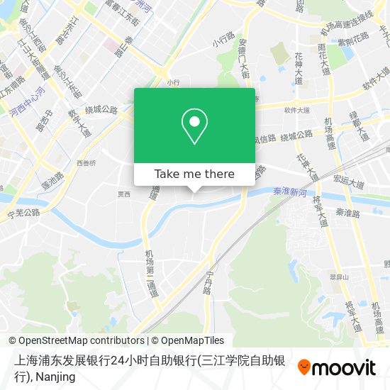 上海浦东发展银行24小时自助银行(三江学院自助银行) map