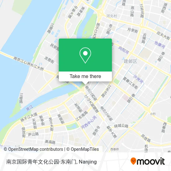南京国际青年文化公园-东南门 map