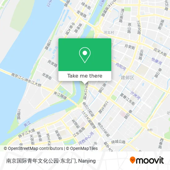 南京国际青年文化公园-东北门 map