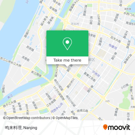 鸣来料理 map