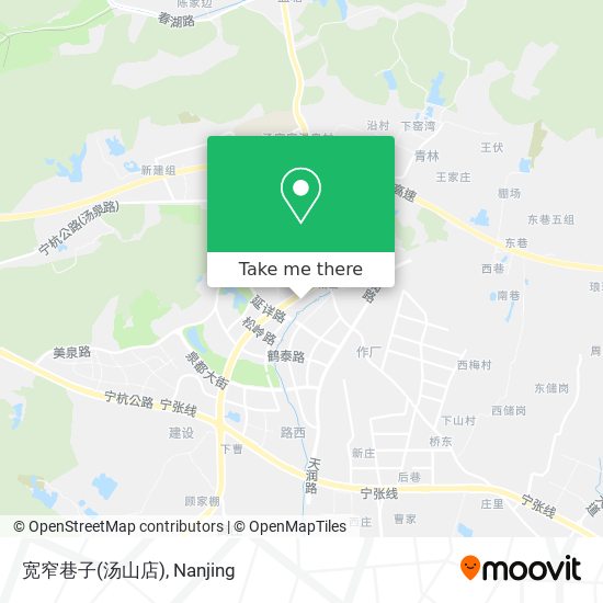 宽窄巷子(汤山店) map