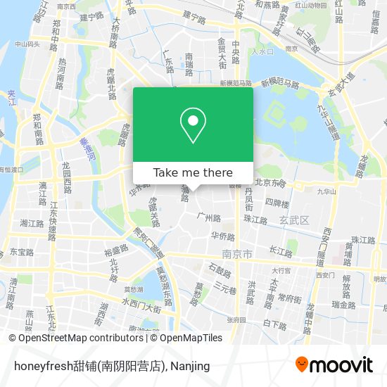 honeyfresh甜铺(南阴阳营店) map