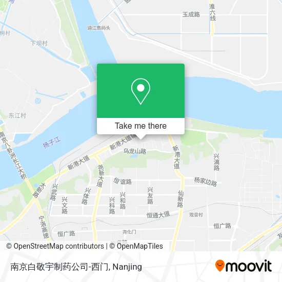 南京白敬宇制药公司-西门 map