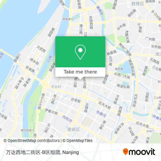 万达西地二街区-B区组团 map