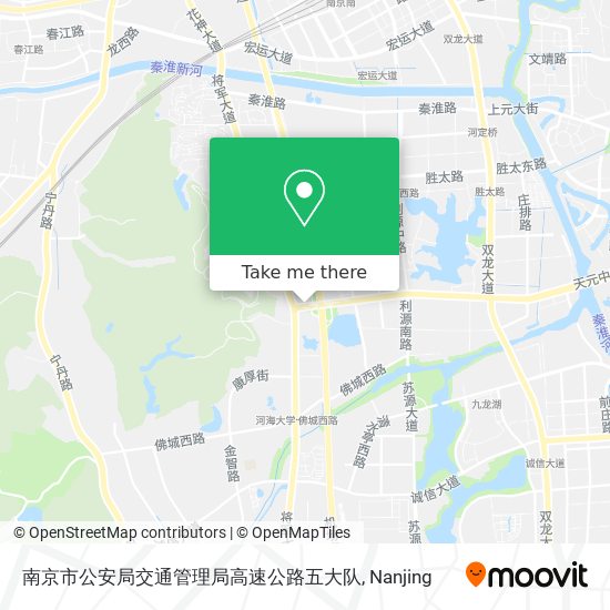南京市公安局交通管理局高速公路五大队 map