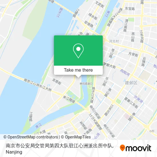 南京市公安局交管局第四大队驻江心洲派出所中队 map