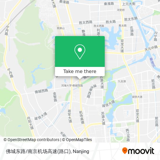 佛城东路/南京机场高速(路口) map