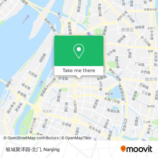 银城聚泽园-北门 map