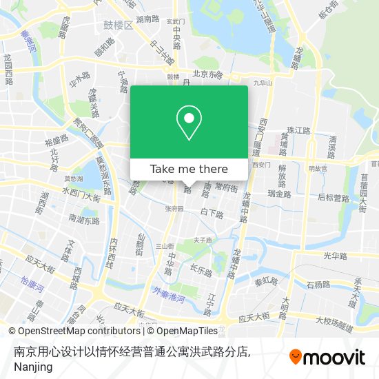 南京用心设计以情怀经营普通公寓洪武路分店 map