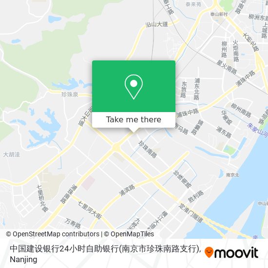 中国建设银行24小时自助银行(南京市珍珠南路支行) map