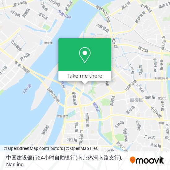 中国建设银行24小时自助银行(南京热河南路支行) map