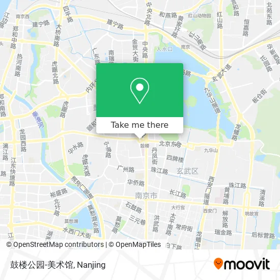 鼓楼公园-美术馆 map