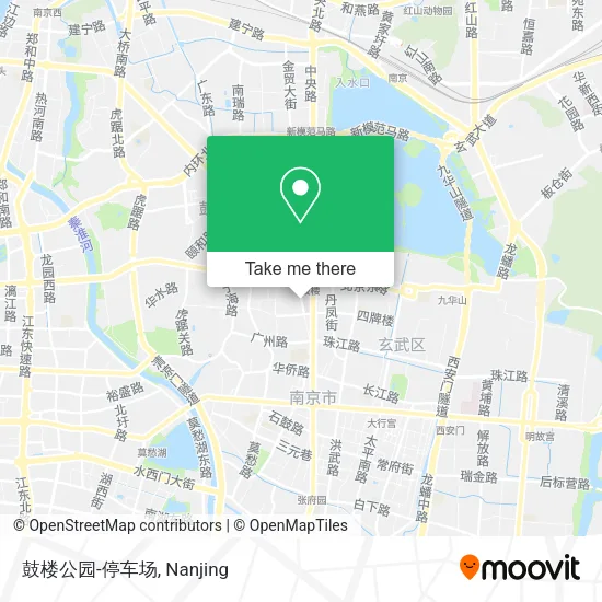 鼓楼公园-停车场 map
