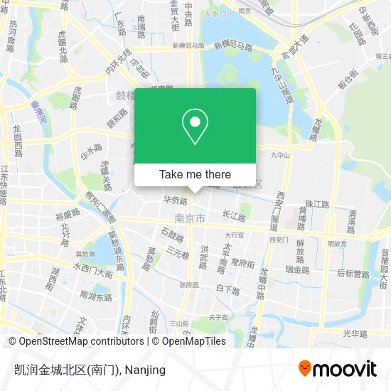凯润金城北区(南门) map