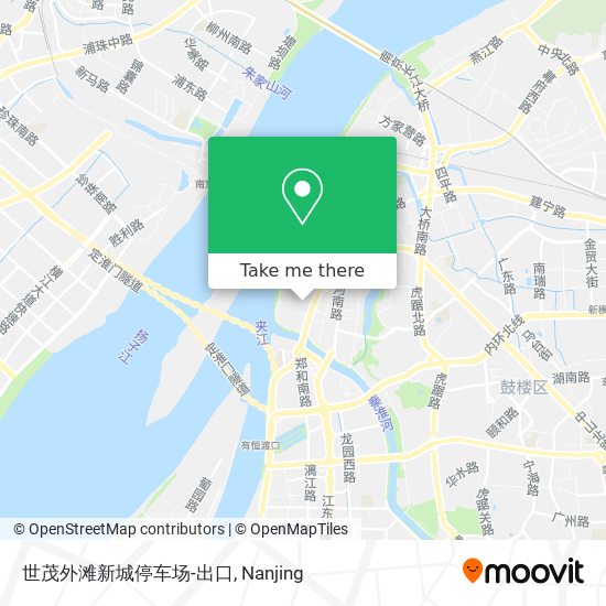 世茂外滩新城停车场-出口 map
