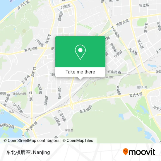 东北棋牌室 map