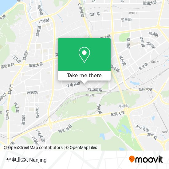 华电北路 map