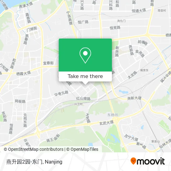 燕升园2园-东门 map