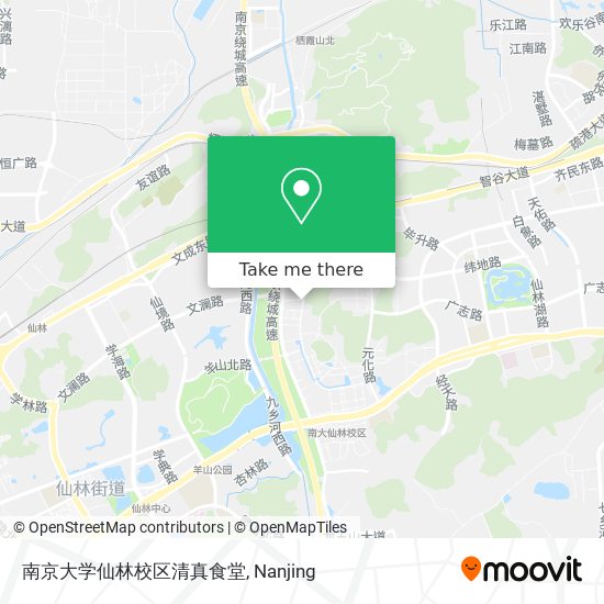 南京大学仙林校区清真食堂 map