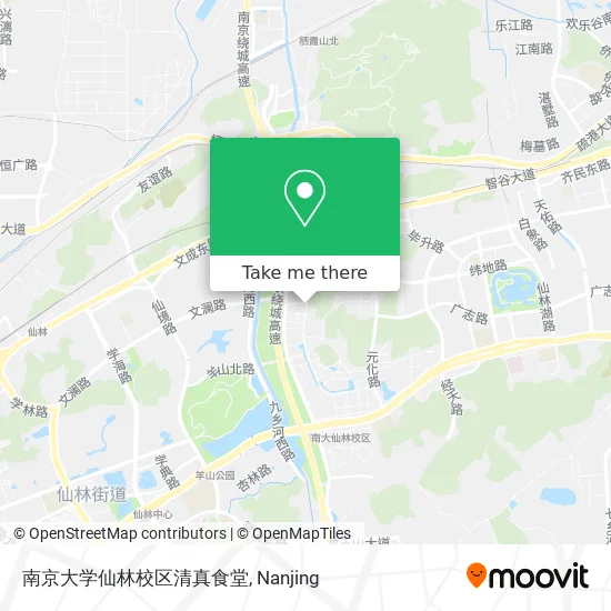 南京大学仙林校区清真食堂 map