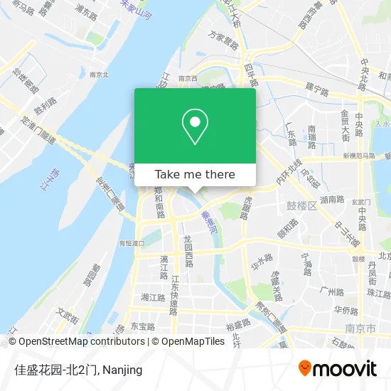 佳盛花园-北2门 map