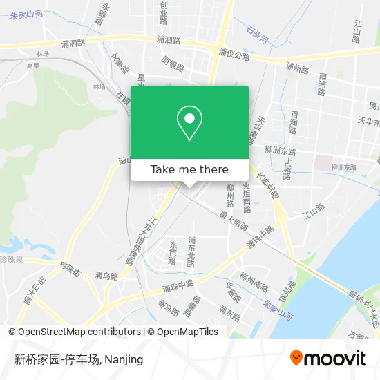 新桥家园-停车场 map