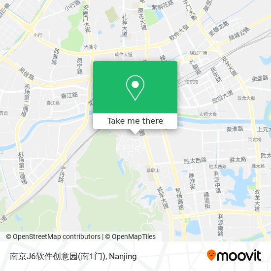 南京J6软件创意园(南1门) map