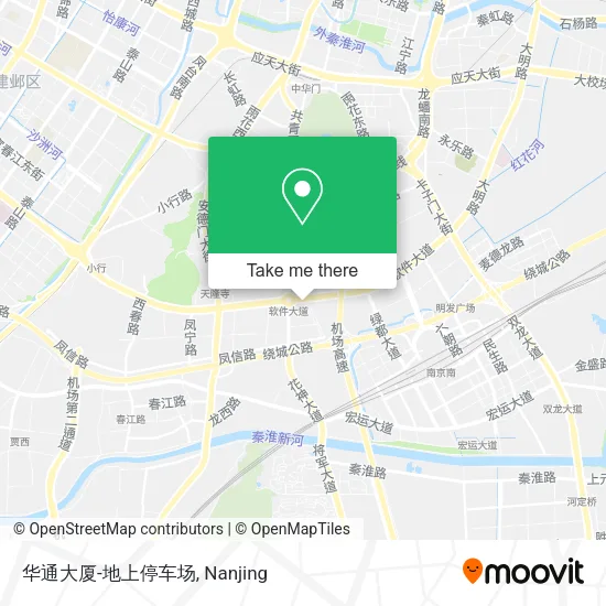 华通大厦-地上停车场 map