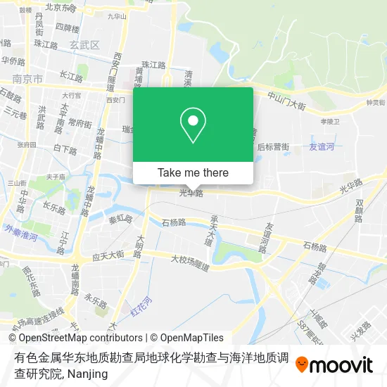 有色金属华东地质勘查局地球化学勘查与海洋地质调查研究院 map