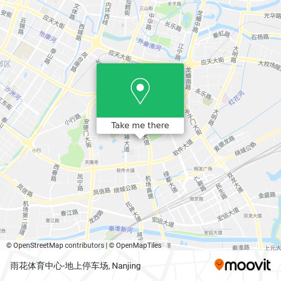 雨花体育中心-地上停车场 map