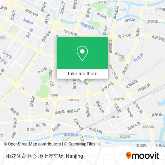 雨花体育中心-地上停车场 map