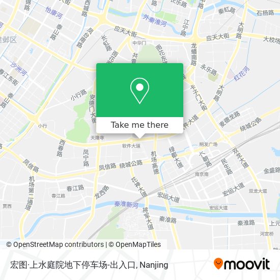 宏图·上水庭院地下停车场-出入口 map