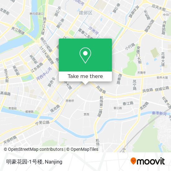 明豪花园-1号楼 map