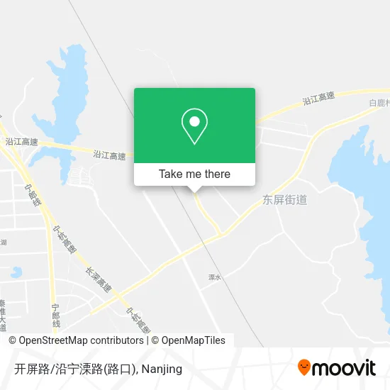 开屏路/沿宁溧路(路口) map