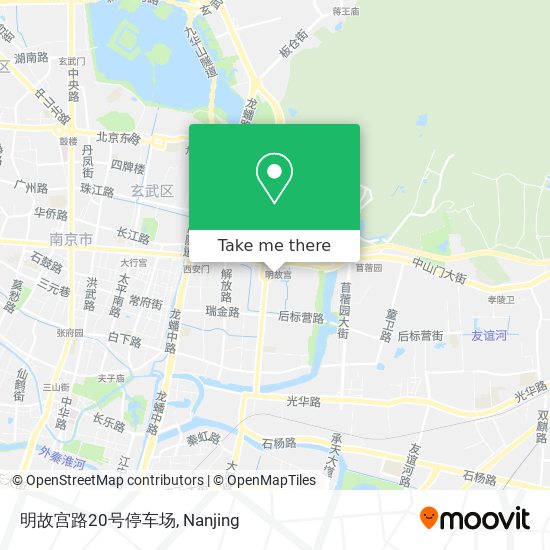 明故宫路20号停车场 map