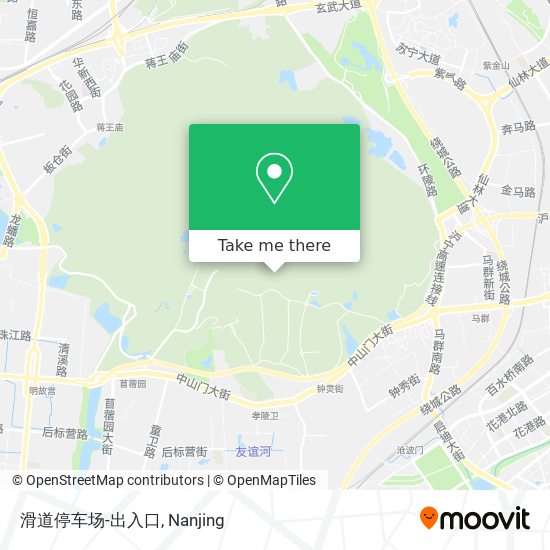 滑道停车场-出入口 map