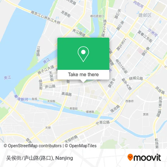 吴侯街/庐山路(路口) map