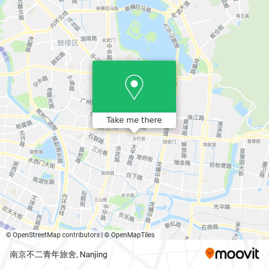 南京不二青年旅舍 map