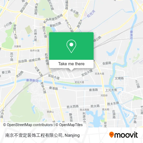 南京不壹定装饰工程有限公司 map