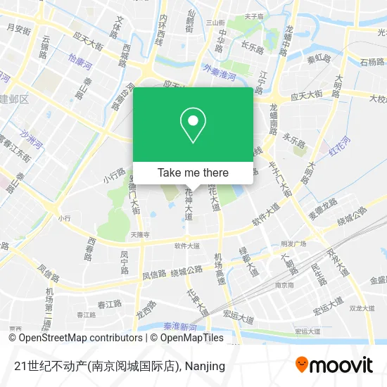 21世纪不动产(南京阅城国际店) map