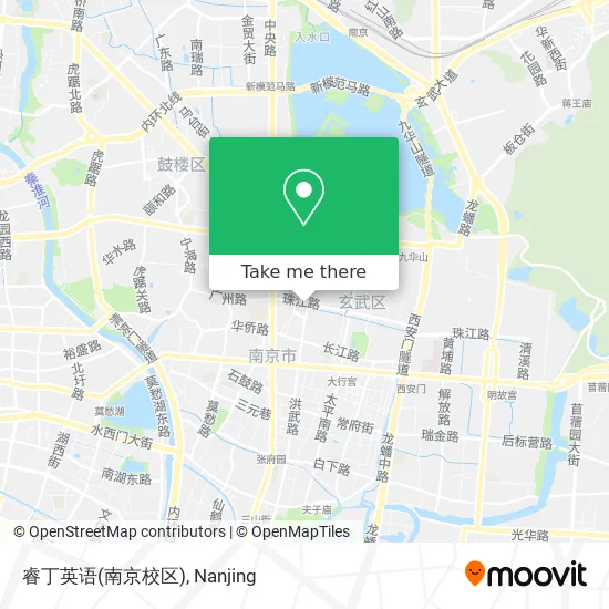 睿丁英语(南京校区) map