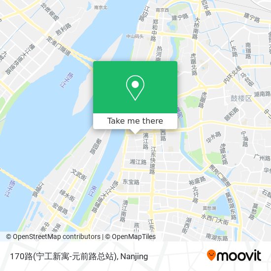 170路(宁工新寓-元前路总站) map