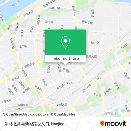 翠林北路与新城路交叉口 map