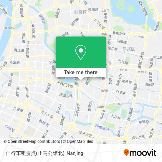 自行车租赁点(止马公馆北) map