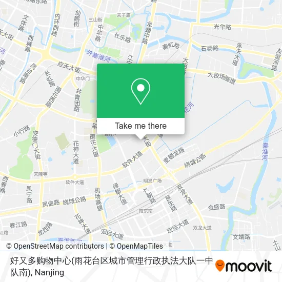 好又多购物中心(雨花台区城市管理行政执法大队一中队南) map