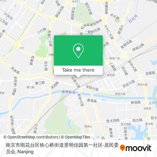 南京市雨花台区铁心桥街道景明佳园第一社区-居民委员会 map