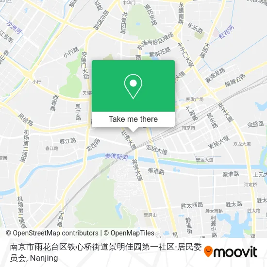 南京市雨花台区铁心桥街道景明佳园第一社区-居民委员会 map