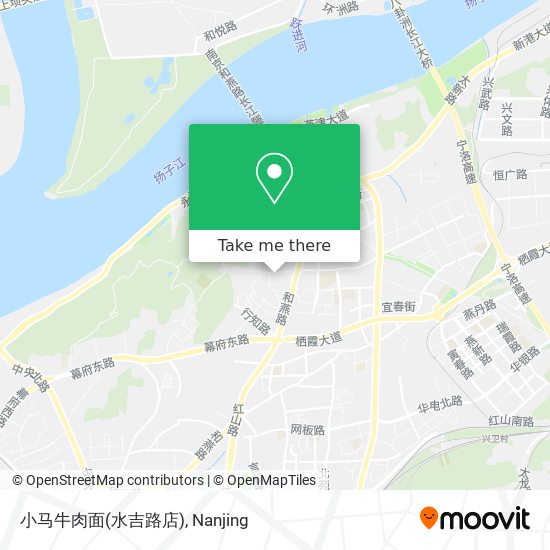 小马牛肉面(水吉路店) map