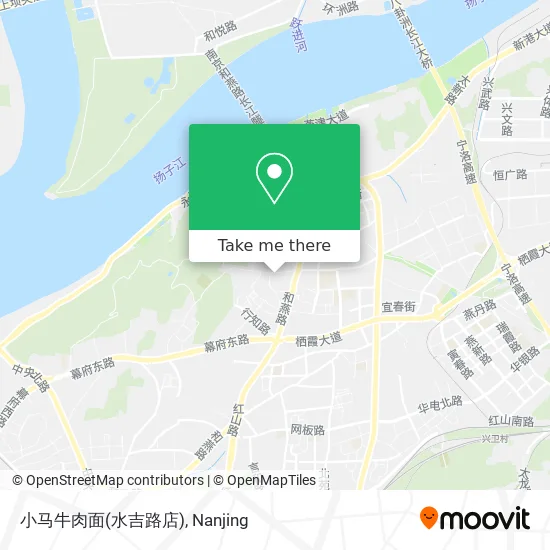 小马牛肉面(水吉路店) map