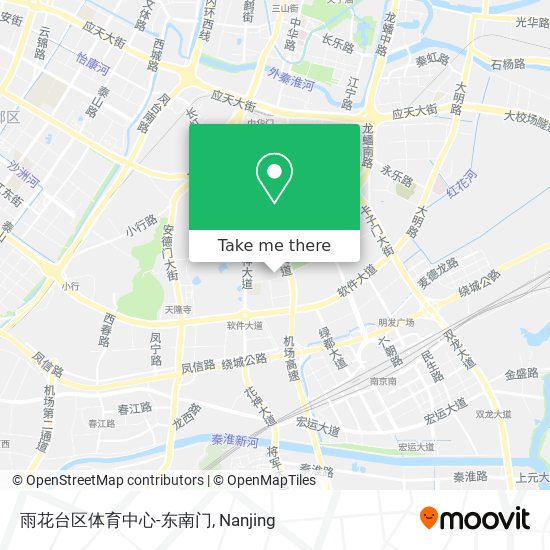 雨花台区体育中心-东南门 map
